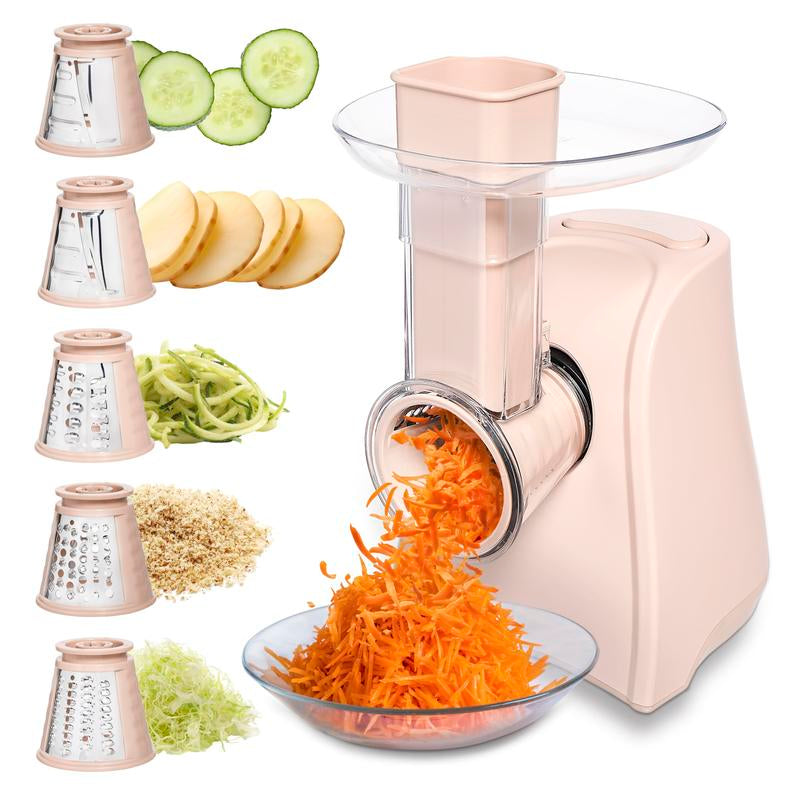 🌟 5-in-1 Electric Slicer Pro – Your All-in-One Kitchen Powerhouse!