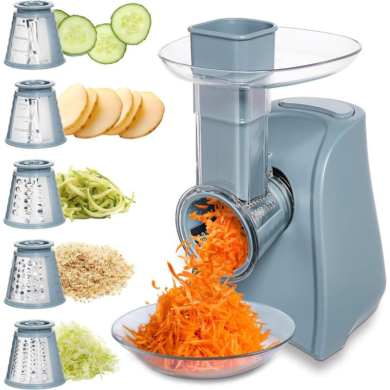 🌟 5-in-1 Electric Slicer Pro – Your All-in-One Kitchen Powerhouse!