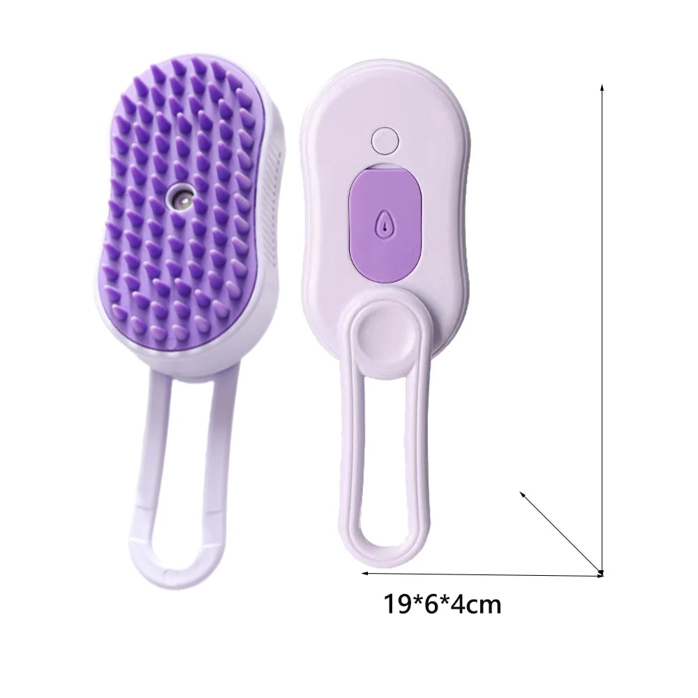 🐾 SprayBrush™: The 3-in-1 Steam Brush for Cats and Dogs – Massages, Detangles and Removes Hair Easily
