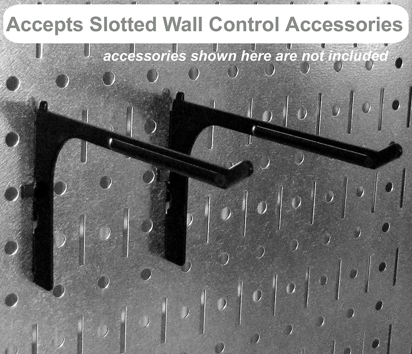 Wall Control Metal Pegboard Value Pack – (3) 32" x 16" Horizontal Beige Panels – Heavy-Duty Steel Wall Organizer for Garage, Home & Workshop – Includes Mounting Hardware – Made in USA