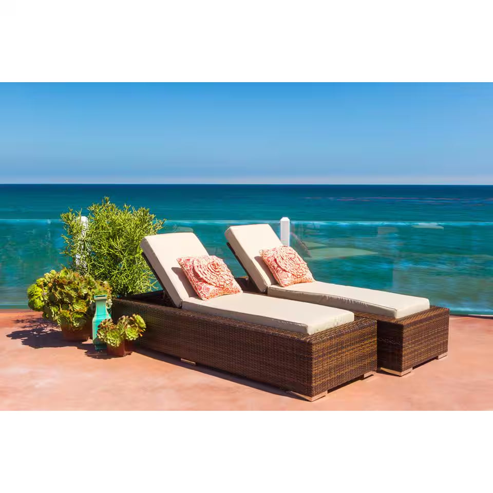 Black 20-Piece Wicker Patio Combo Conversation Set with Sunbrella Coal Cushions