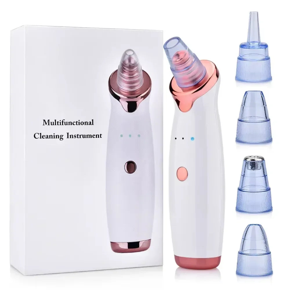 ✨ Electric Blackhead Remover Vacuum – USB Rechargeable Facial Pore Cleaner Deep, Painless, and Effective Skincare at Home
