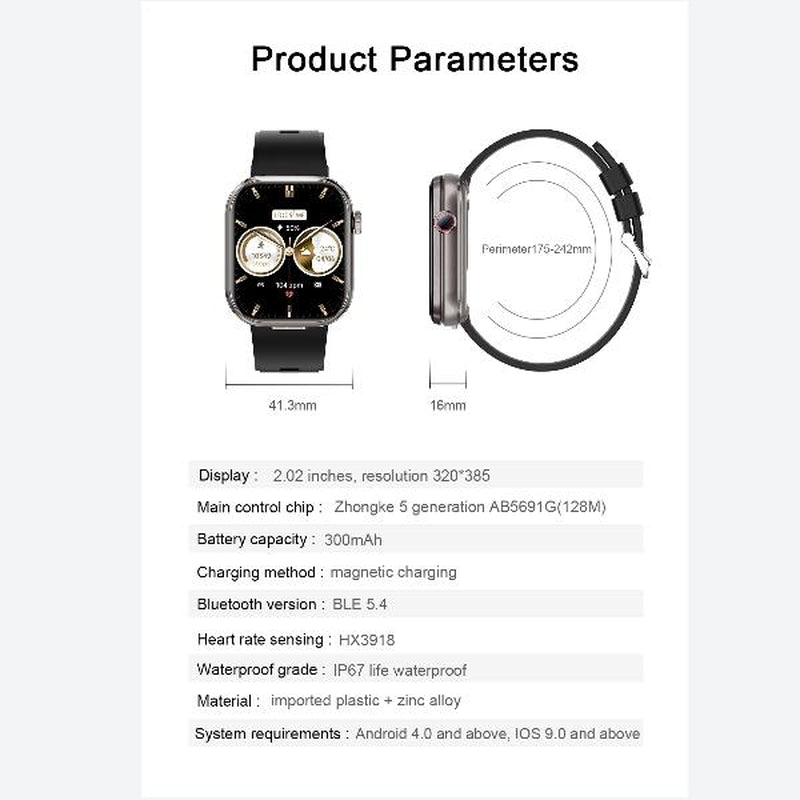 2-In-1 Wireless Headset Smartwatch, Smart Watch with Earbuds, Comes with a Silicone Protective Case, Wireless Calling, Music Play, Fitness Tracker, Smartwatch for Men Women, Compatible with Android and Iphone,The Best Gift for Family and Friends