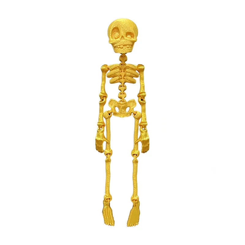Skull Magnetix – Glow-in-the-Dark 3D Skeleton Fridge Decor (Movable Bones for Halloween & Everyday Fun!)
