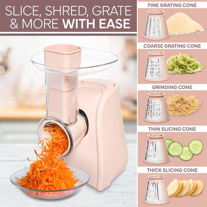 🌟 5-in-1 Electric Slicer Pro – Your All-in-One Kitchen Powerhouse!