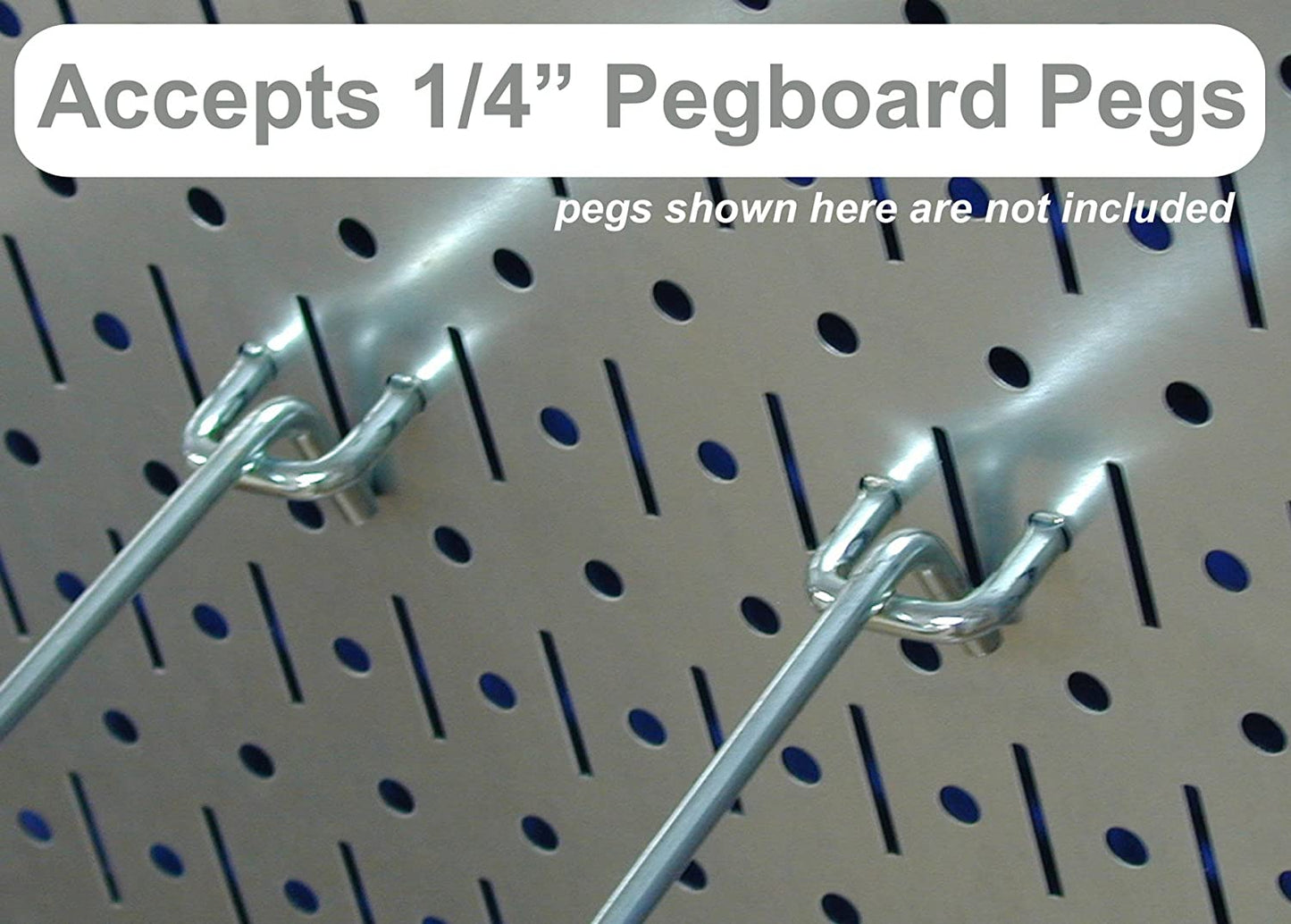 Wall Control Metal Pegboard Value Pack – (3) 32" x 16" Horizontal Beige Panels – Heavy-Duty Steel Wall Organizer for Garage, Home & Workshop – Includes Mounting Hardware – Made in USA