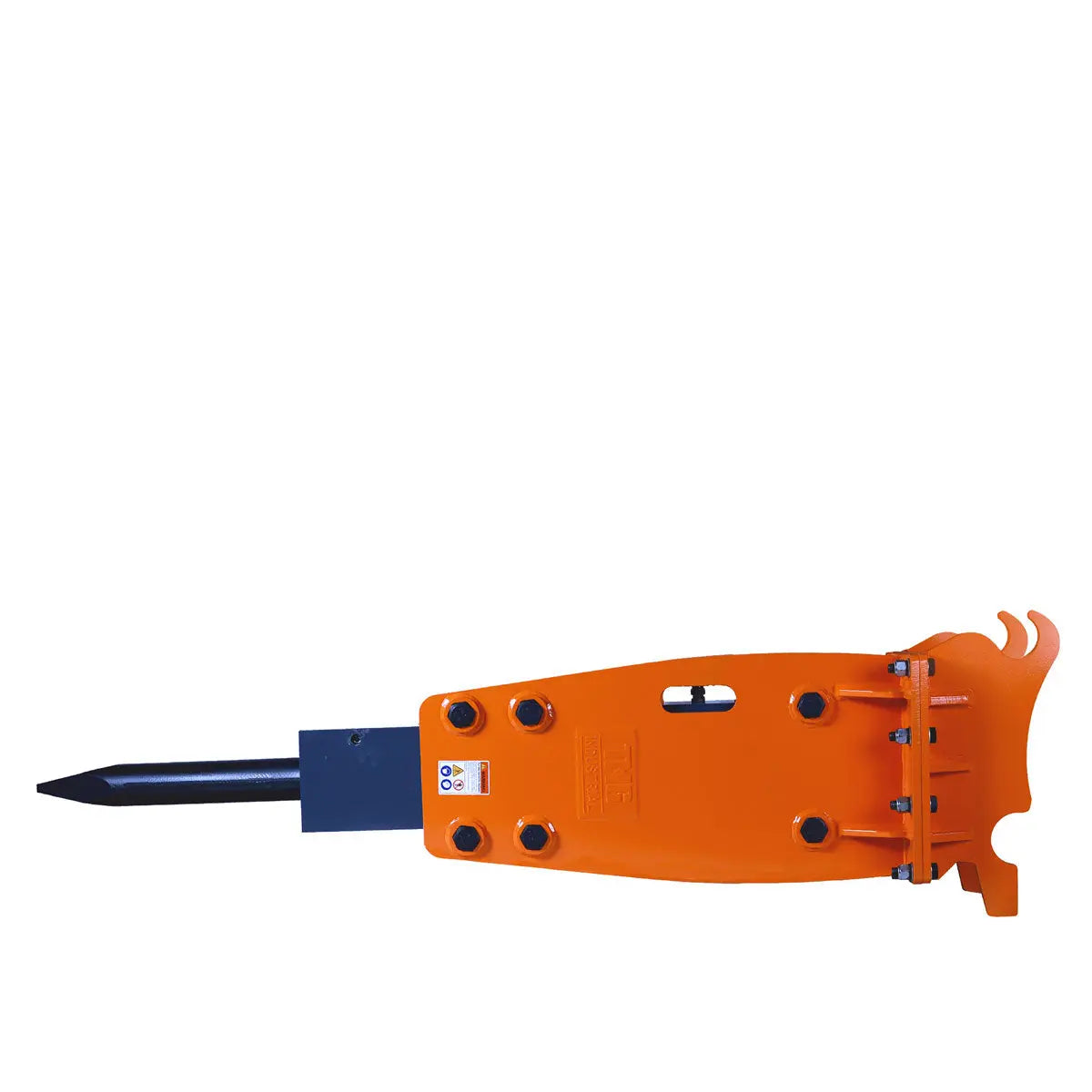 10-15 Ton Excavator/Backhoe Hydraulic Breaker, Quick Change (Q/C) Lugging, 4'' Moil Point Chisel, 1960 J Impact Energy, 400-700BPM, TMG-HB150Q