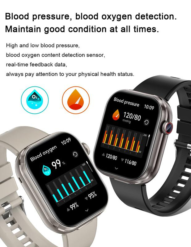 2-In-1 Wireless Headset Smartwatch, Smart Watch with Earbuds, Comes with a Silicone Protective Case, Wireless Calling, Music Play, Fitness Tracker, Smartwatch for Men Women, Compatible with Android and Iphone,The Best Gift for Family and Friends
