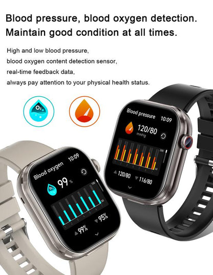 2-In-1 Wireless Headset Smartwatch, Smart Watch with Earbuds, Comes with a Silicone Protective Case, Wireless Calling, Music Play, Fitness Tracker, Smartwatch for Men Women, Compatible with Android and Iphone,The Best Gift for Family and Friends
