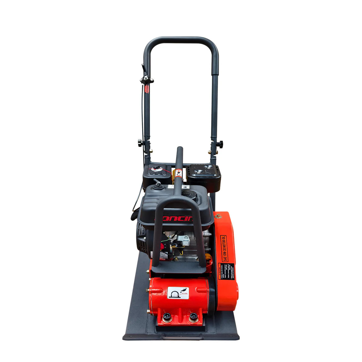 2380 Lbs Heavy-Duty Plate Compactor, 6.5 HP Loncin G200F Engine, 8" Compaction Depth, TMG-PC60