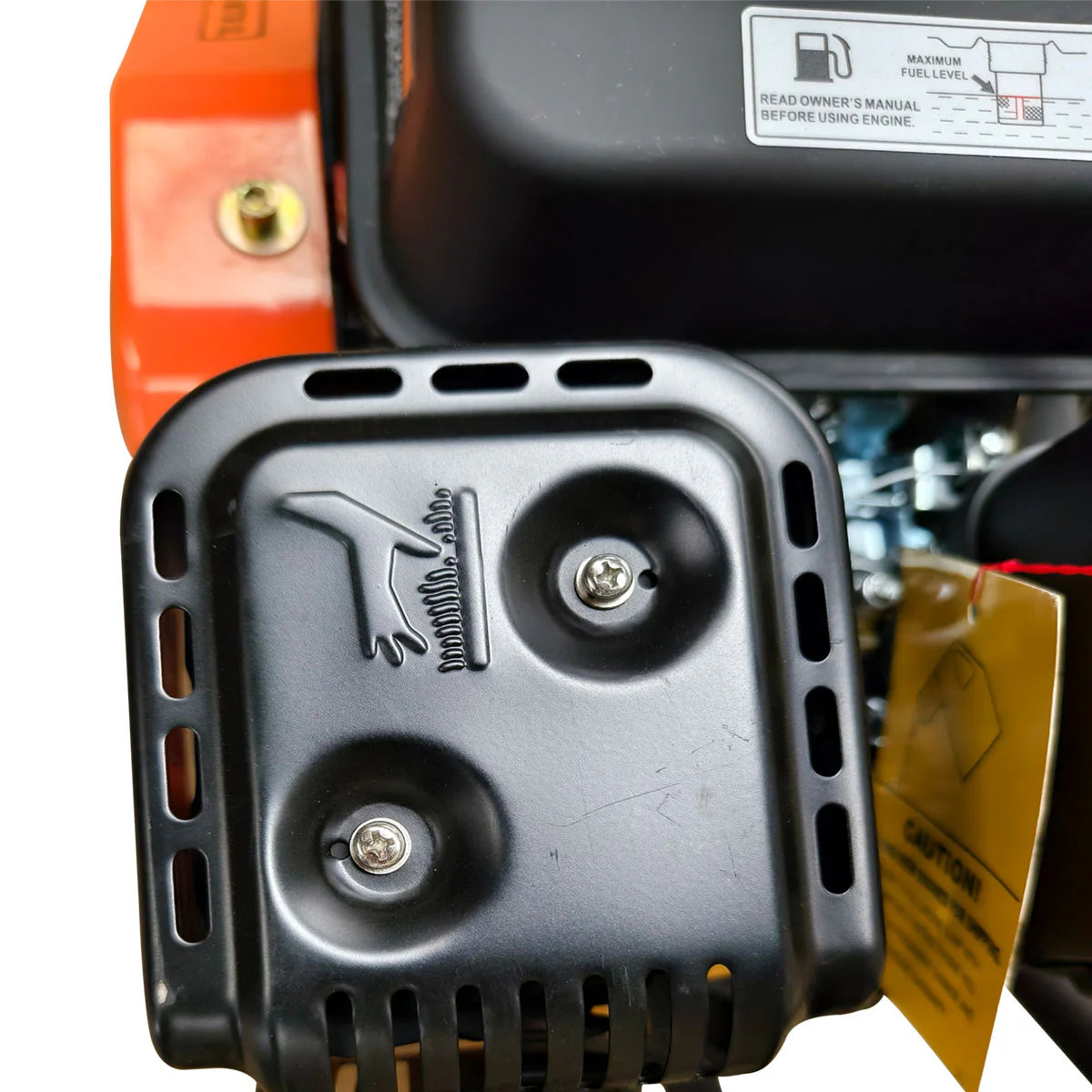 2380 Lbs Heavy-Duty Plate Compactor, 6.5 HP Loncin G200F Engine, 8" Compaction Depth, TMG-PC60