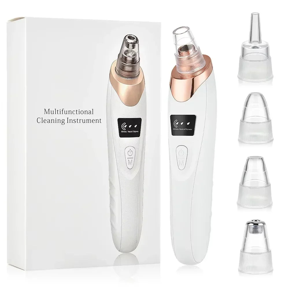 ✨ Electric Blackhead Remover Vacuum – USB Rechargeable Facial Pore Cleaner Deep, Painless, and Effective Skincare at Home