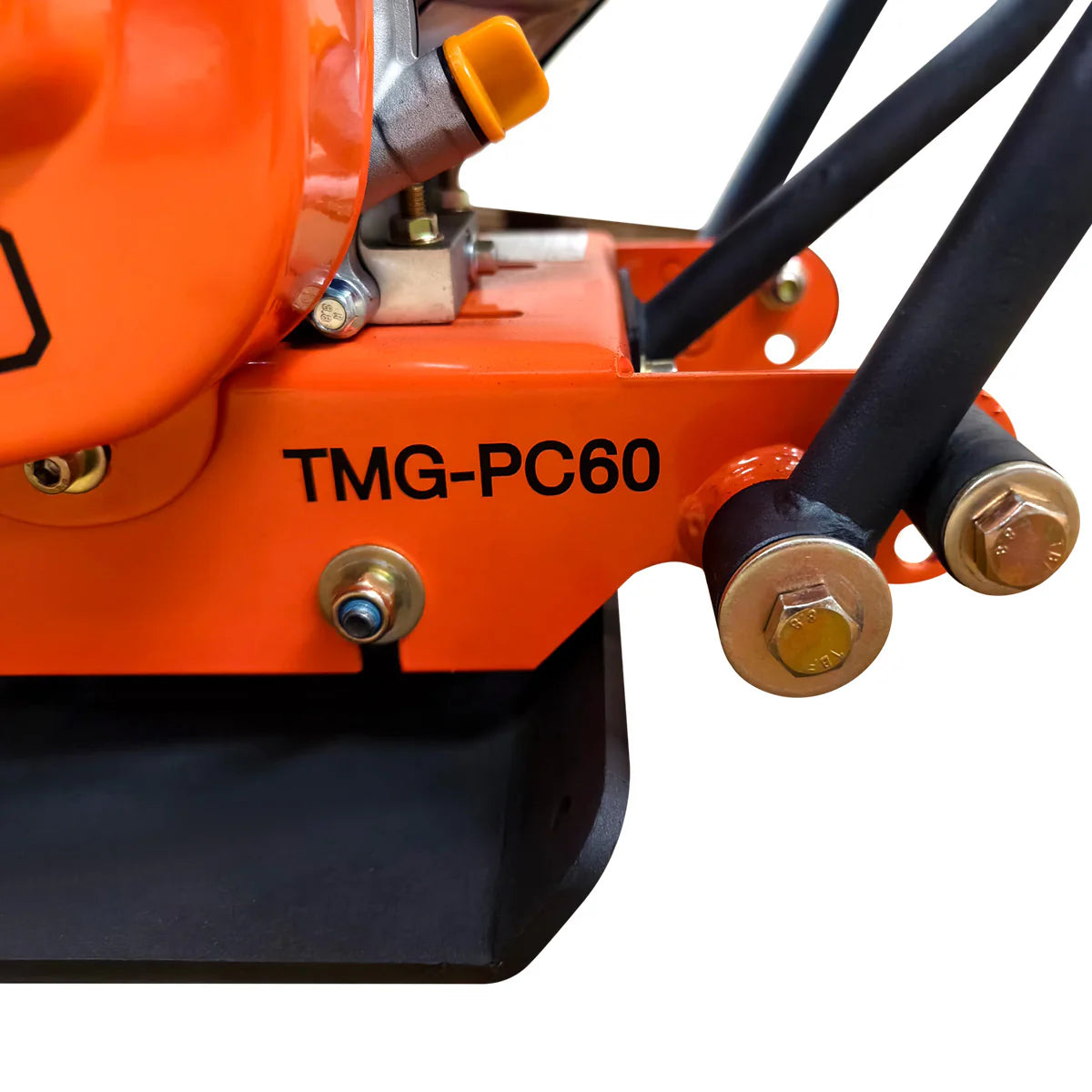 2380 Lbs Heavy-Duty Plate Compactor, 6.5 HP Loncin G200F Engine, 8" Compaction Depth, TMG-PC60
