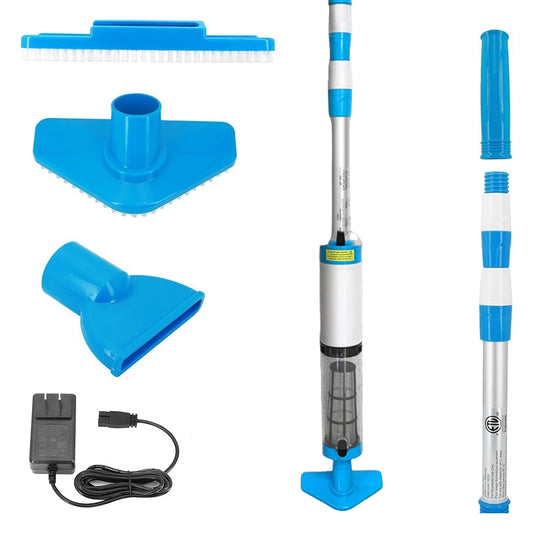 3-in-1 Cordless Rechargeable Pool Vacuum Cleaner – Handheld & Powerful Clean Smarter, Not Harder. For Pools, Spas & Bathtubs.