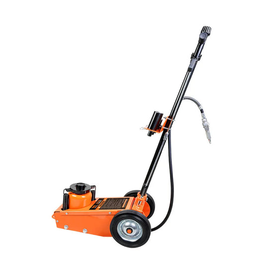 22 Ton (48,000 Lb) Professional Air Hydraulic Axle Jack, Pneumatic Control, Double Springs, 17" Lift Height, TMG-AJX22