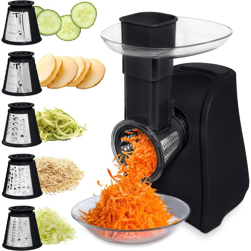 🌟 5-in-1 Electric Slicer Pro – Your All-in-One Kitchen Powerhouse!