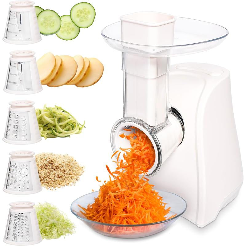 🌟 5-in-1 Electric Slicer Pro – Your All-in-One Kitchen Powerhouse!