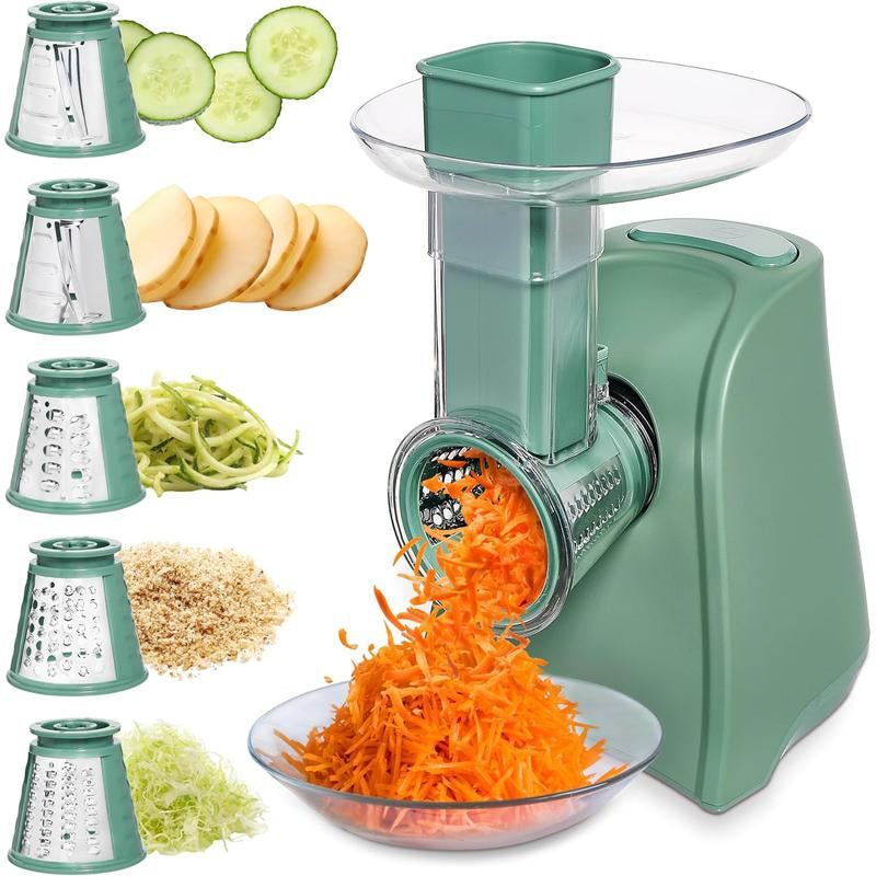 🌟 5-in-1 Electric Slicer Pro – Your All-in-One Kitchen Powerhouse!
