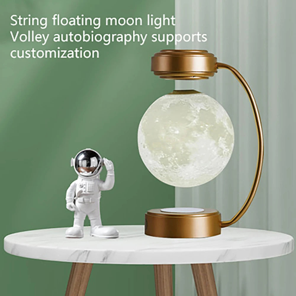 🌕 MagLev Moon Lamp – Floating, Rotating 3D Night Light (3 Colors!) – The Ultimate Gift!