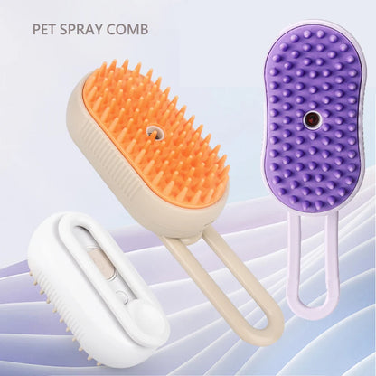 🐾 SprayBrush™: The 3-in-1 Steam Brush for Cats and Dogs – Massages, Detangles and Removes Hair Easily