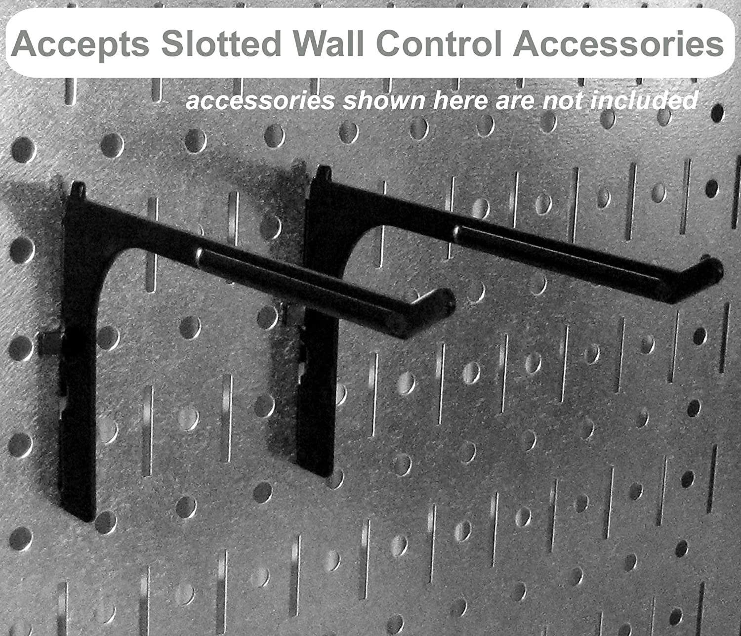 Wall Control Metal Pegboard Value Pack – (3) 32" x 16" Horizontal Beige Panels – Heavy-Duty Steel Wall Organizer for Garage, Home & Workshop – Includes Mounting Hardware – Made in USA