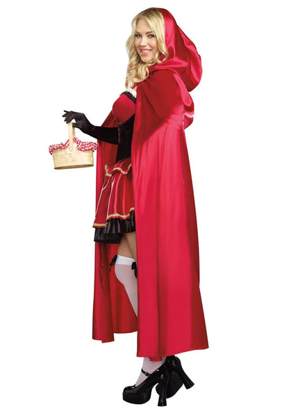 High Quality Little Red Riding Hood Costume Fancy Adult Cheap Hallowen Dressing up Fantasia Feminina Christmas Costumes